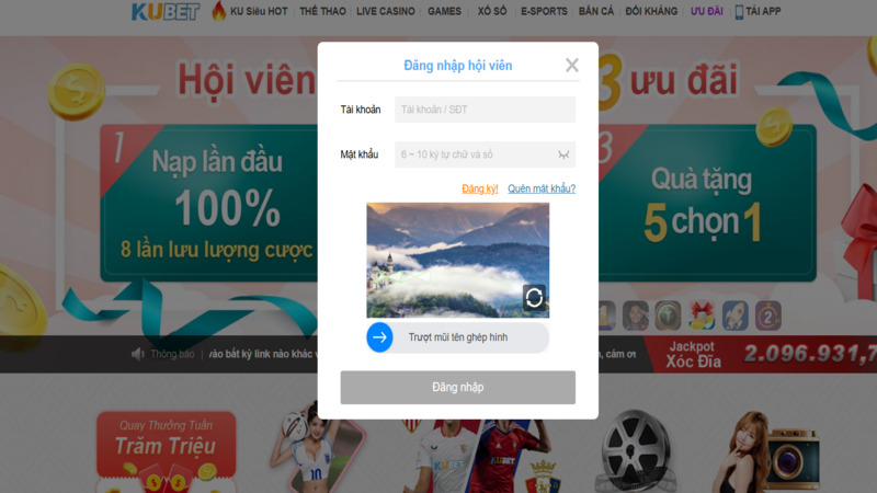 3 bước đăng nhập Kubet nhanh chóng dễ dàng thao tác nhất